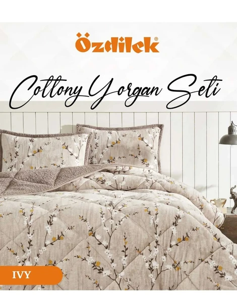 Özdilek Cottony Yorgan Seti Çift Kişilik (220x240)-Ivy