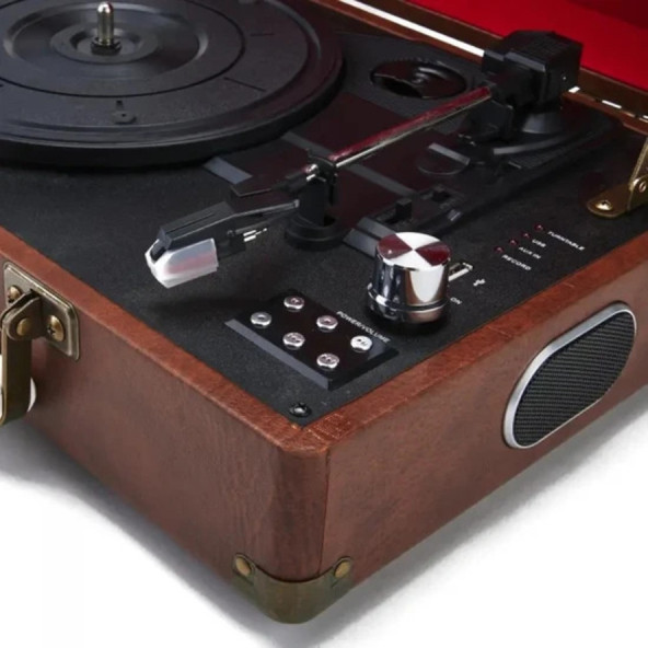 Gpo Attache Case Vintage Brown Retro Pikap Kahverengi - 3