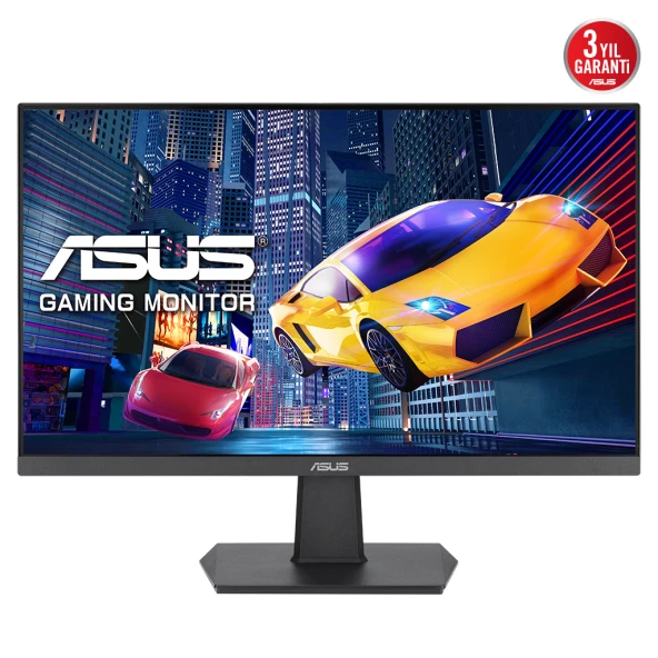 ASUS VA24EHF 23.8 IPS FREESYNC FHD 1MS 100HZ HDMI EYECARE, FLICKER-FREE, DUSUK MAVI ISIK Monitör