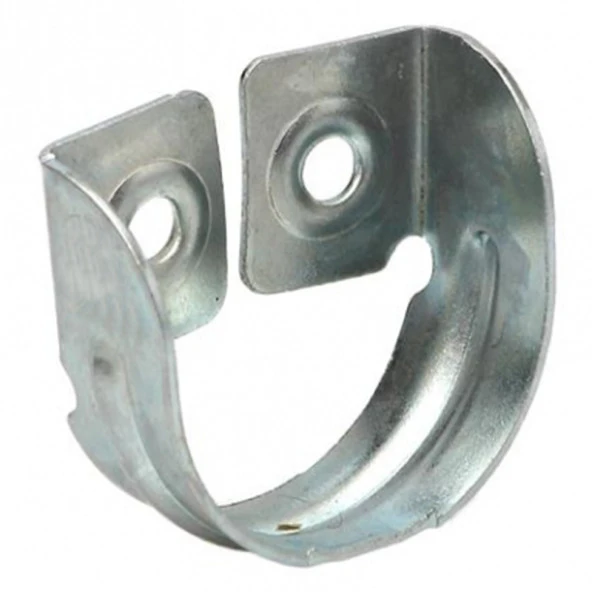 Aletçantam Dolap İçi Yuvarlak Gardrop Boru Tutucu Aparatı Elbise Askı Flanşı - 4 Adet - 2