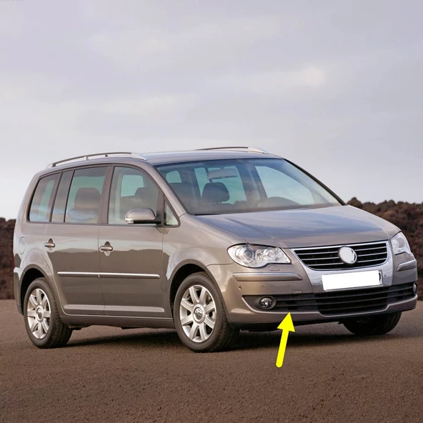 VW Touran 2009-2010 Ön Tampon Sağ Sis Farı Çerçevesi 1T0853666P