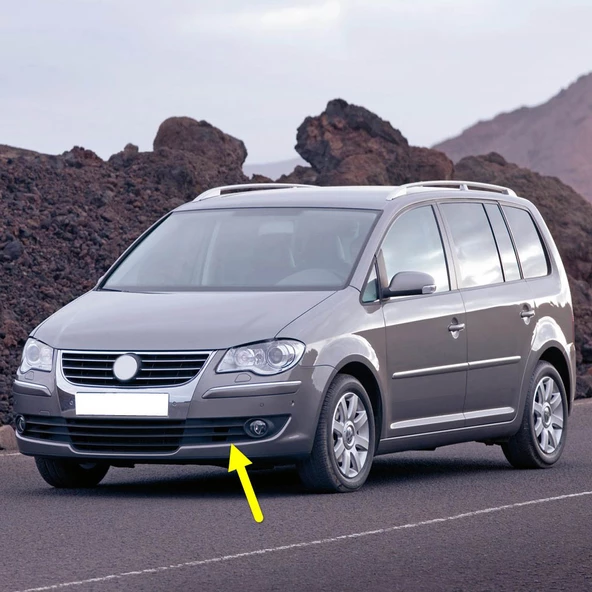 VW Touran 2009-2010 Ön Tampon Sol Sis Farı Çerçevesi 1T0853665K