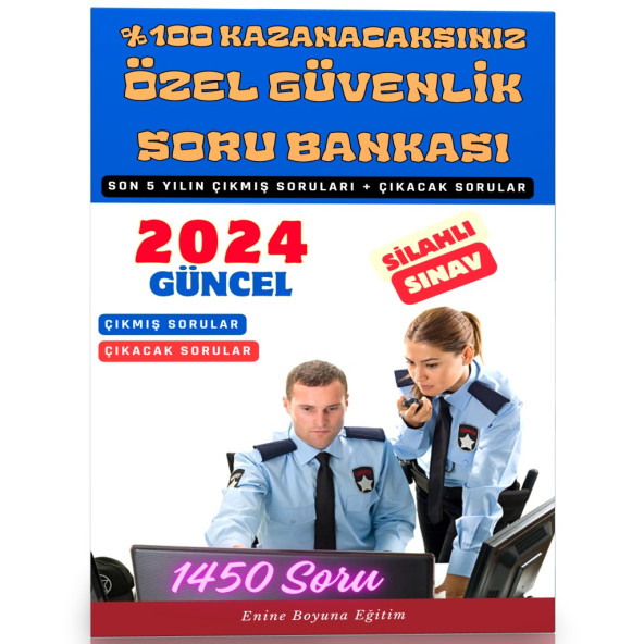 Özel Güvenlik Sınavı Çıkacak Sorular (Silahlı)