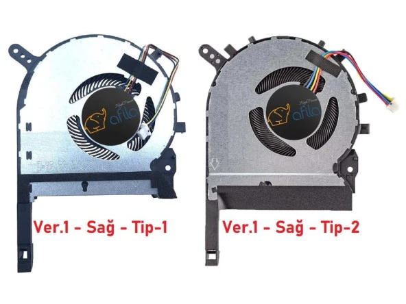 Asus TUF Gaming FX705DU uyumlu Notebook Cpu Fanı V1 (Sağ Fan) Tip1 - Resim 3