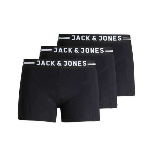 Jack & Jones 12081832 3-Pack Trunks Siyah