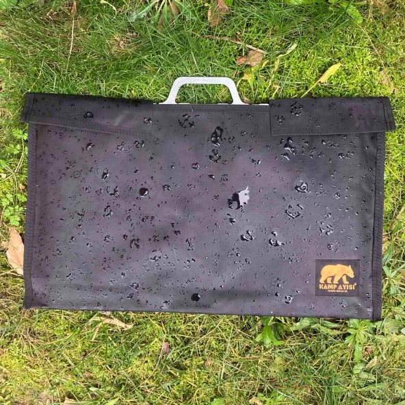 Kamp Ayısı® Grillogy™ Barbekü Su Geçirmez Taşıma Çantalı Katlanabilir Izgara Mangal - 10