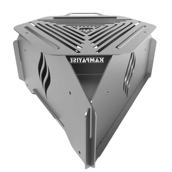 Kamp Ayısı® IgniteRoast™ Taşıma Çantalı Katlanır Bushcraft Mangal