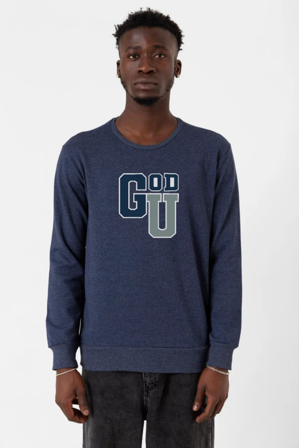 Gen V Godolkin University Abbreviation indigo Erkek 2ip Sweatshirt