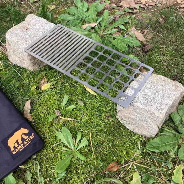Kamp Ayısı® DuoWire™: Dikdörtgen Bushcraft Izgara Teli - 4