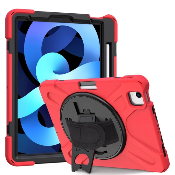 Apple iPad Air 5 10.9" 2022 Kılıf Defender Askılı Zırhlı Tank Case A2588 A2589 A2591 - 3