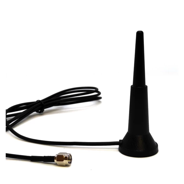 Kablosuz Wifi Çift Bant Mıknatıslı SMA Anten<br>Wifi Dual Band Magnetic SMA Antenna