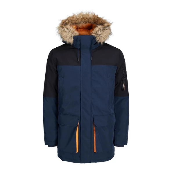 Jack & Jones 12238906 Jorsaker Parka Jacket Lacivert