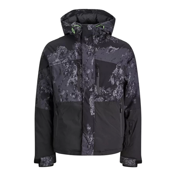 Jack & Jones 12241637 Jcoalpine Jacket Siyah-Gri