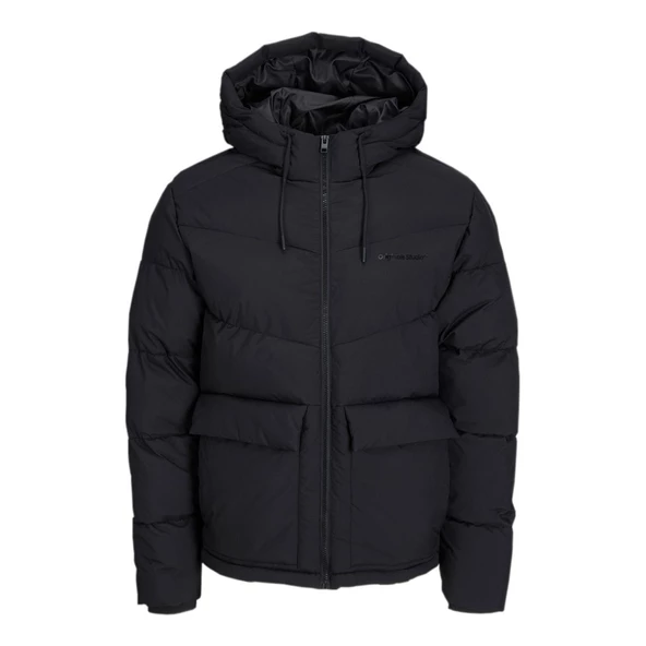 Jack & Jones 12238849 Jorvesterbro Puffer Jacket Sn Siyah