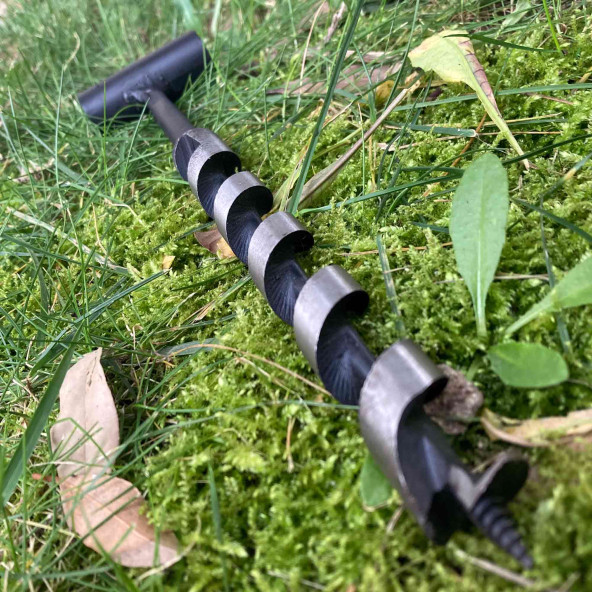 Kamp Ayısı Nordic Delme Çapı 18 Mm - Bushcraft İsveç El Burgusu Boyunduruk İsveç Ocağı Outdoor Kamp Ekipmanı - 4