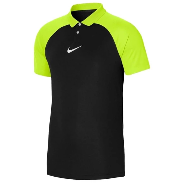 Nike Dh9228 M Nk Df Acdpr Ss Polo K T-Shirt Siyah Neon Yeşil