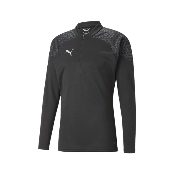 Puma 657982 Teamcup Traınıng 1/4 Zıp Top Siyah