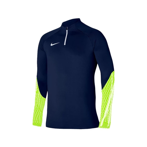 Nike DR2294 M Nk Dri Fit Strike Eşofman Üstü Lacivert-Neon Yeşil