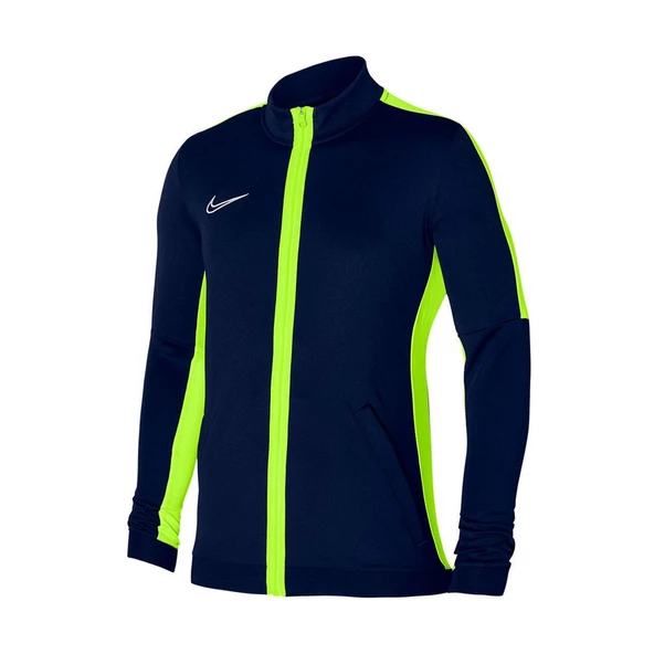 Nike DR1681 M Nk Df Acd23 Trk Jkt K Lacivert-Neon Yeşil