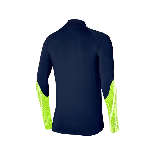 Nike DR2294 M Nk Dri Fit Strike Eşofman Üstü Lacivert-Neon Yeşil - 2