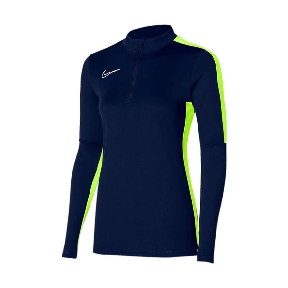 Nike DR1354 W Nk Df Acd23 Drıl Top Lacivert-Neon Yeşil