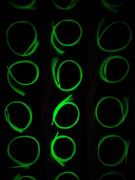eagenset Çapari Simi Fosforlu Karanlıkta Parlayan, Sarı Glow Luminous in Dark Ultraviyole (UV) Neon 1 Adet Poşet - 7