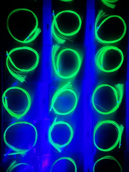 eagenset Çapari Simi Fosforlu Karanlıkta Parlayan, Sarı Glow Luminous in Dark Ultraviyole (UV) Neon 1 Adet Poşet - 8