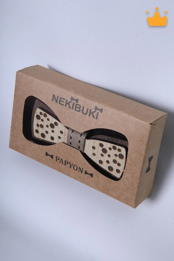 Babyhola 1-16 Yaş Ahşap Erkek Çocuk Papyon Doğum Günü Kutulu Ahşap Erkek Bebek Hediyelik Okuma Bayramı 23 Nisan Papyonu - 3