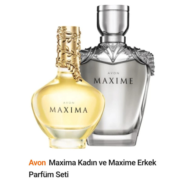 Avon Maxima Kadın ve Maxime Erkek Parfüm Seti