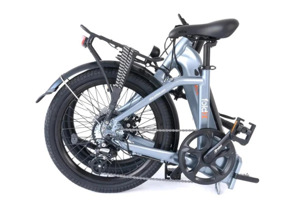 Alba Fold X Premium E-Bike 36V 12.8Ah Batarya, H.Disk Fren 1x8 Vites 20 Jant Renk:Antrasit-gri - 2