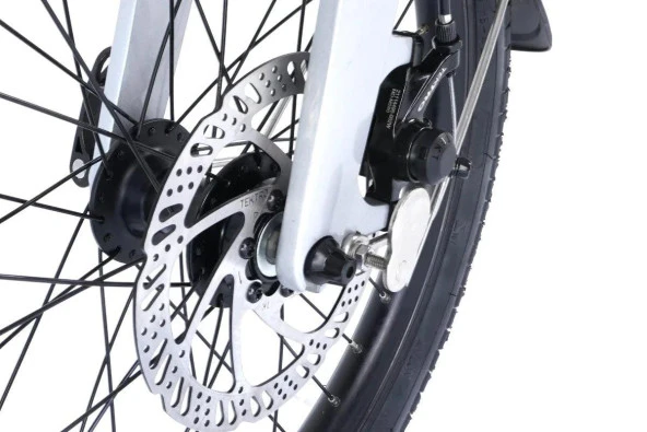 Alba Fold X Premium E-Bike 36V 12.8Ah Batarya, H.Disk Fren 1x8 Vites 20 Jant Renk:Antrasit-gri - 6