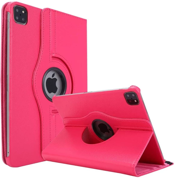 Apple iPad Pro 12.9 3. Nesil 2018 Kılıf 360 Dönebilen Standlı Case A1876 A2014 A1895 A1983 - 11