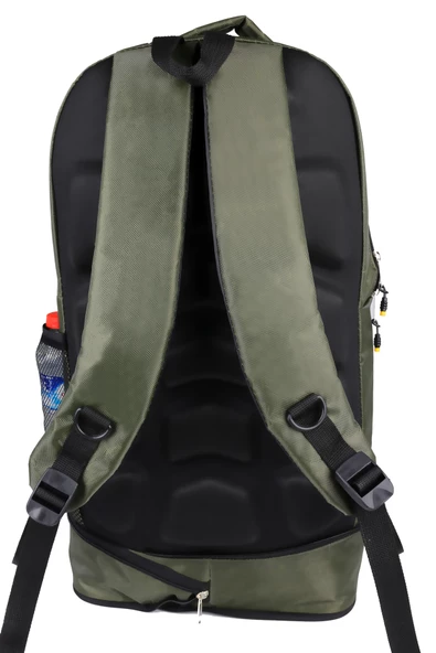 Lugmo Dağcı Sırt Çantası Deprem Çantası Körüklü Reflektörlü 65 Litre Haki - 4