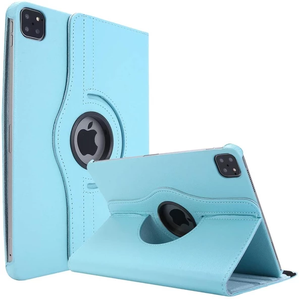 Apple iPad Pro 12.9 3. Nesil 2018 Kılıf 360 Dönebilen Standlı Case A1876 A2014 A1895 A1983 - 4