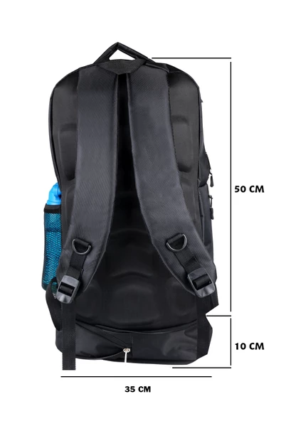 Lugmo Dağcı Sırt Çantası Deprem Çantası Körüklü Reflektörlü 65 Litre Haki - 5