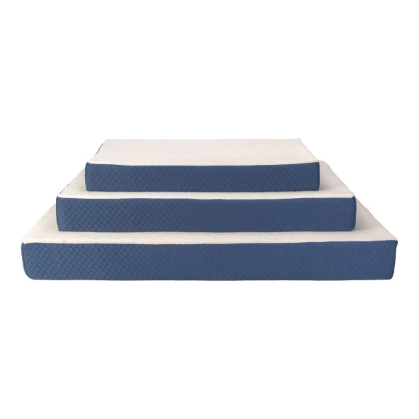 Pet Comfort Lima Ortopedik Köpek Yatağı Ecru Peluş L 110x75x12cm - Resim 4