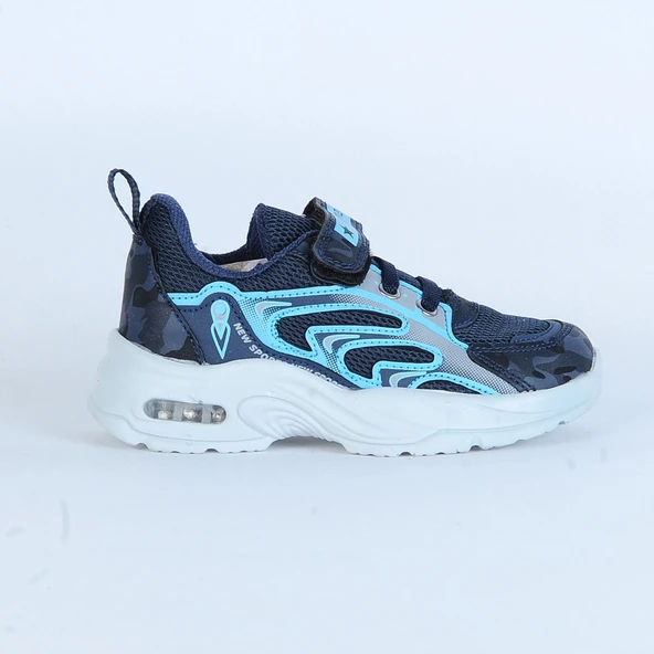 Moda Ayakkabı 125 Erkek Çoçuk Işıklı Spor Ayakkabı - Resim 3