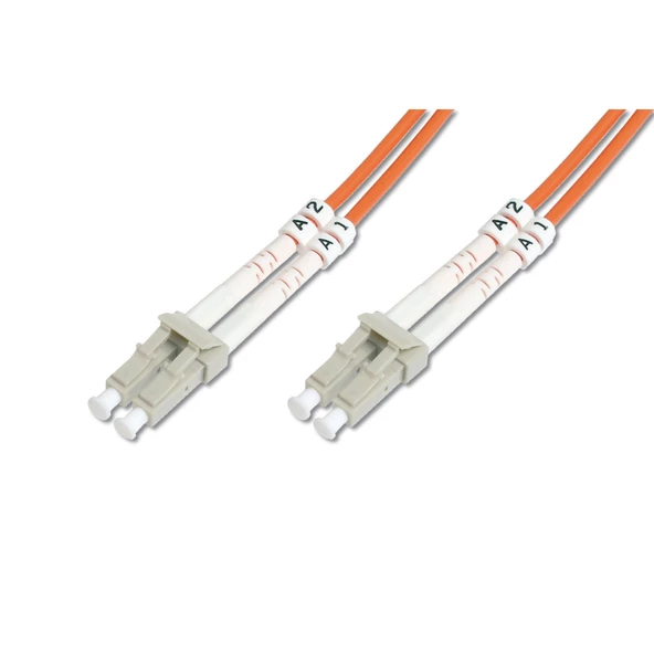 Digitus LC-LC Fiber Optik Patch Kablo, 5 metre, Multimode, Duplex, 62.5/125