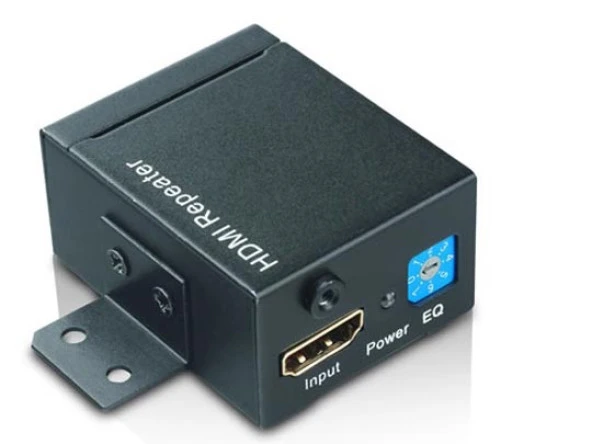 Digitus HDMI Sinyal Tekrarlayıcısı (HDMI Repeater), Çözünürlük: 1080p, Bantgenişliği: 2.25Gbps/225MHz, Kabine Monte Edilebilir, 40 metre<br>Digitus HDMI Repeater