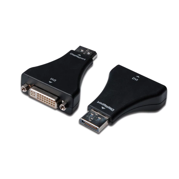 DisplayPort (DP) <-> DVI-I  Adaptörü, DP Erkek - DVI-I (24+5) Dişi