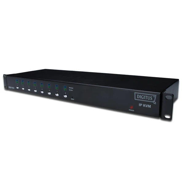 Digitus 8 Port PS/2 - USB KVM on the NET™, 1 Lokal 1 Uzak Kullanıcı Erişimi