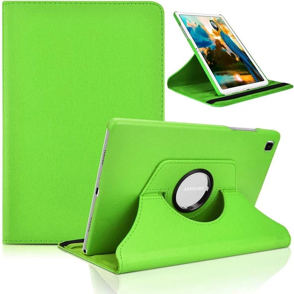 Samsung Galaxy Tab S6 Lite 2024 P620 P610 Kılıf 360 Dönebilen Standlı Case 13-15-17 - 11