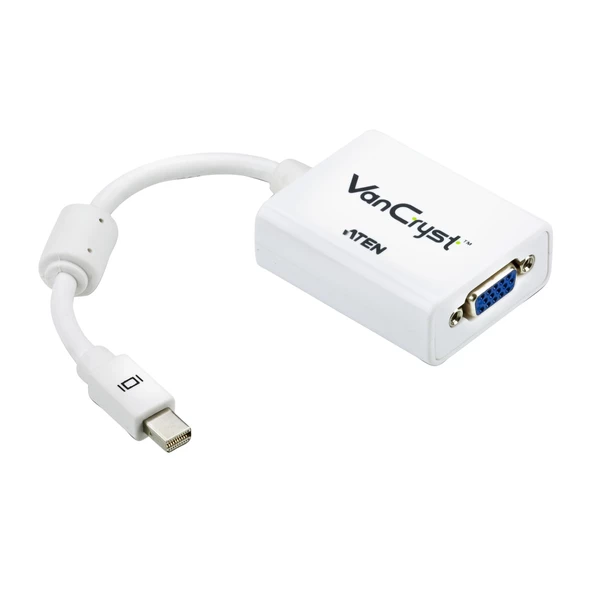 Mini DisplayPort (Mini DP) <-> VGA Çevirici Adaptör (Mini DisplayPort to VGA Adapter)