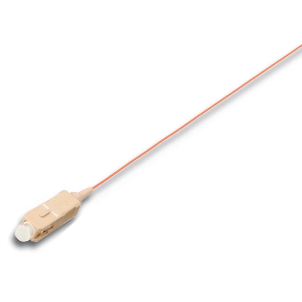 Beek SC/UPC Fiber PigTail, 50/125, Multimode, 0.9mm Simplex, OM2, LSZH, 1 metre