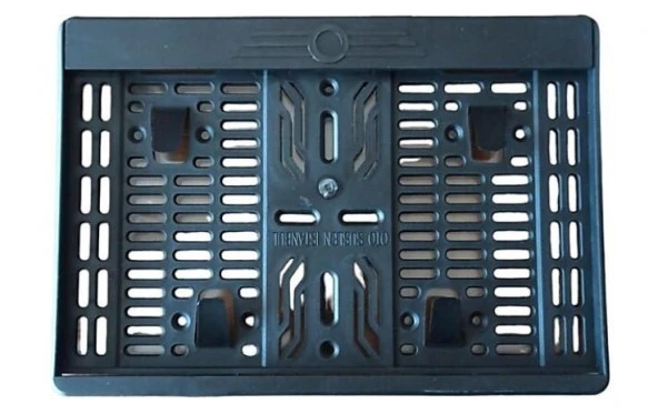 Motosiklet Çıt Çıt Geçme Model Plastik Kırılmaz Plakalık Siyah - 2