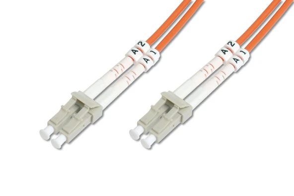 Beek LC-LC Fiber Optik Patch Kablo, Multimode OM 1 62.5/125 Duplex, 3.0mm, LSZH, 5 metre
