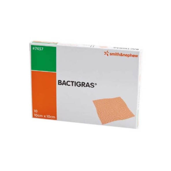 bactigras 10X10 Antiseptik Tül Sargı Yara 10 Adet (1 KUTU)