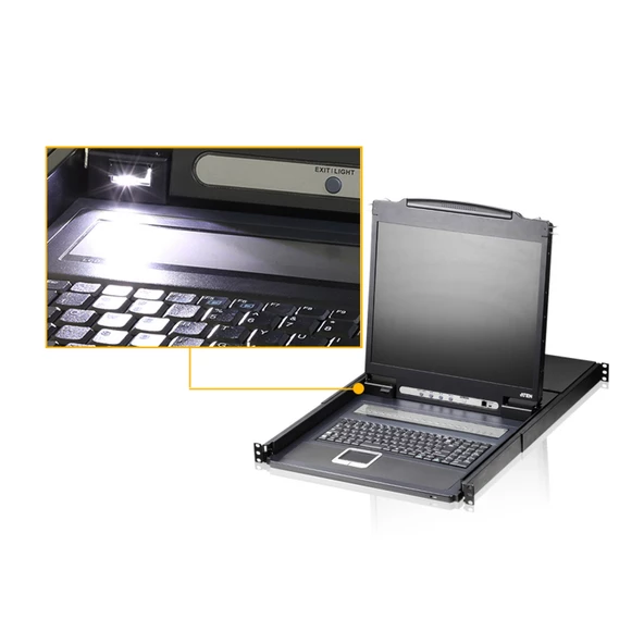 19” LCD KVM Switch, Türkçe Klavyeli