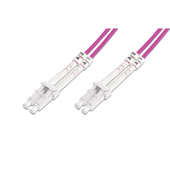 Beek LC-LC Fiber Optik Patch Kablo, Multimode OM 4 50/125 Duplex, 3.0mm, LSZH, 20 metre