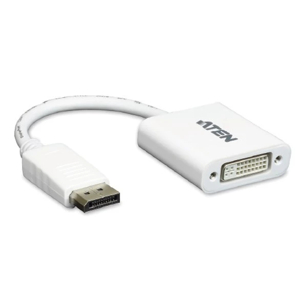 DisplayPort (DP) <-> DVI Adaptörü, DP Erkek - DVI-I Dişi, DP1.1a, DVI1.1, 1920x 1080 @60Hz, Kablolu, 0.20 metre